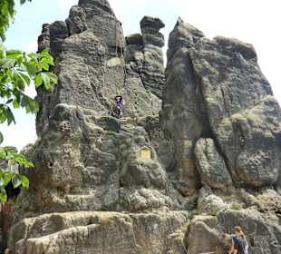 Klettern im Zittauer Gebirge