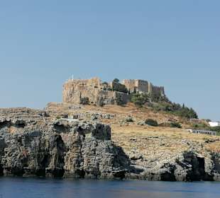 Akropolis vom Meer aus