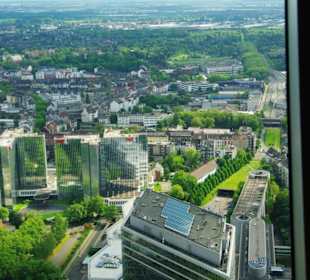 Vom Rheinturm runter verschiedene Fenster
