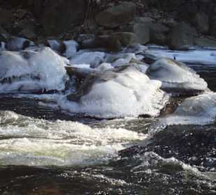 Bodetal im Winter