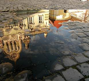Piazza in pozzanghera