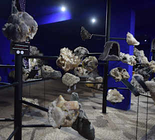 Mineraliensammlung im Park