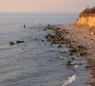 Abendstimmung an der Steilküste
