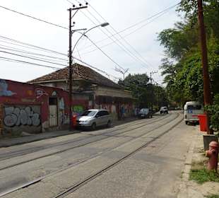 Santa Teresa, leider fährt die Tram nicht mehr.