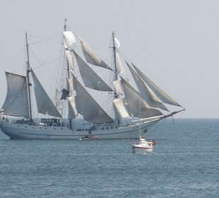 Segelschiff vor Helgoland