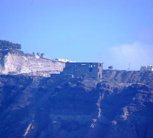 Santorin selbst im Bild Landschaft, Stadt