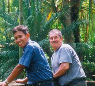 Yogi Wisnu mit Rainer in Bali Bird Park