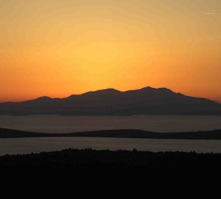Sonnenuntergang vom Teufelsberg aus