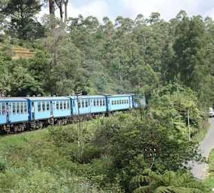 Zugfahrt von Nanu Oya nach Ella