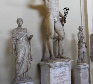 Pictures of statue in Vatican Museum, Rome, Italy 