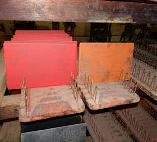 Trocknung der gefärbten Schiefertafeln