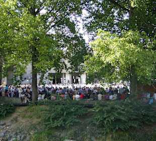 Blick auf die gegenüberliegende Seite der Gave