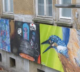 Unterwegs vor einer Ampel