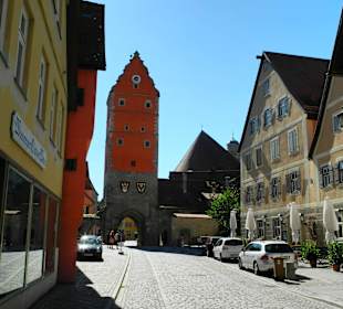 Wörnitztor von der Martin Luther Straße