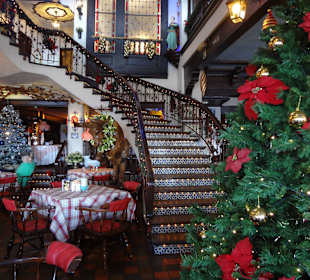 Restaurant in der Vorweihnachtszeit