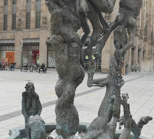 In Karlsruhe entlang der Kaiserstraße