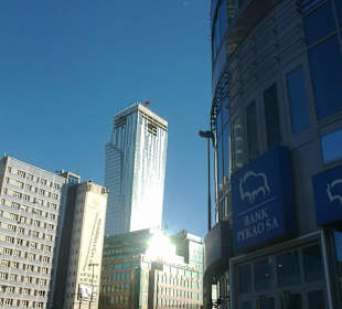 Wieżowce w Warszawie.