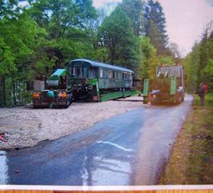 Aufstellung vom Rastwaggon