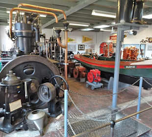 In der Maschinenhalle des Museums