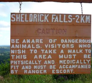 Hinweis für die Wanderer