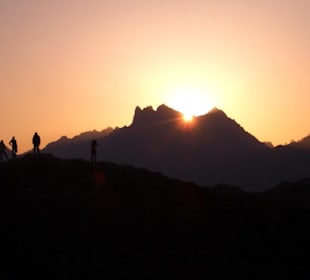 Sonnenuntergang in der Wüste