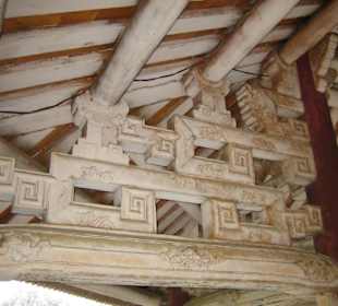 Dachkonstruktion eines Pavillons