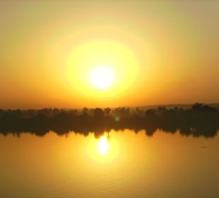 Sonnenuntergang auf dem Nil