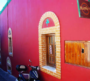 Santorin selbst im Bild Landschaft, Stadt