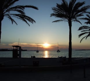 Strand vor dem Hotel Osiris