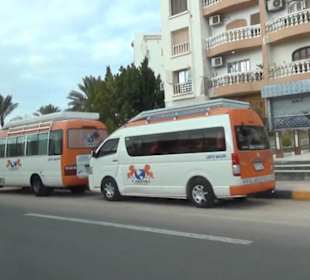 Fahrt durch Hurghada