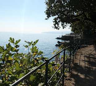 Bei einem Stadtrundgang durch Lovran