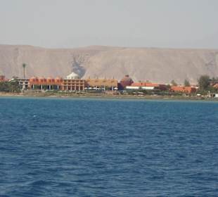El Gouna vom Meer aus gesehn