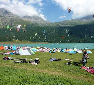 Kitesurfing Silvaplanersee