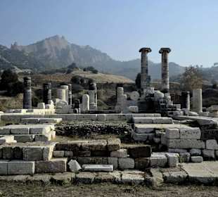 Artemis-Tempel von Nordwesten