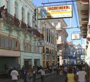 Blick in die Calle Herida