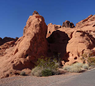 Felsen vor dem Visitior Center