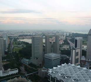 Singapur aus der Asia Bar aufgenommen