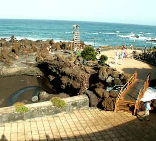 Schön gestaltete Badelandschaft