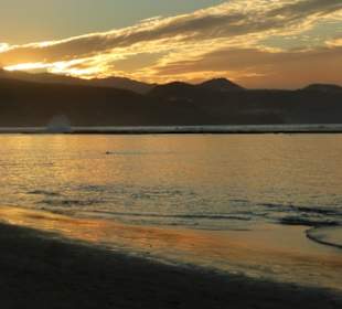 Sonnenuntergang an der Playa de las Canteras