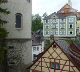 Altstadt von Meersburg: Schlossmühle und Burg