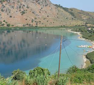 Der Kournas See von Oben