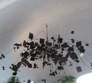 Kunstwerk von César Manrique im Restaurant