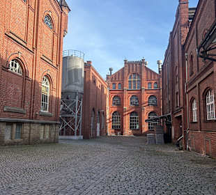 Auf dem Gelände der Landskronbrauerei