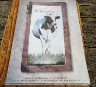 Die Speisekarte des Restaurants Stadtalm