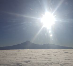 Teide, Anflug mit Inselrunde