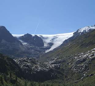 Aussicht auf die Weisseespitze