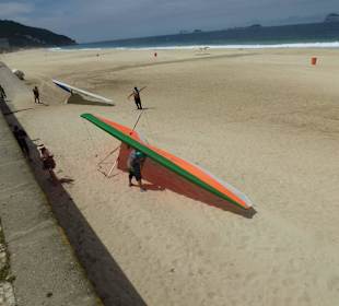 Landung auf dem Strand