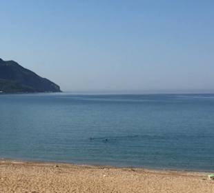 Strand vor dem Hotel Belle Helene 
