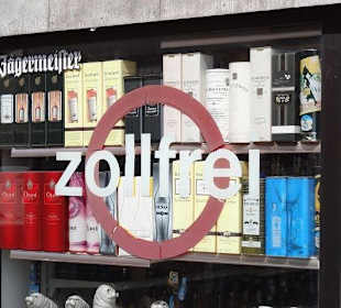 Überall zollfreier Einkauf