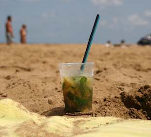 Mojito Bringservice am Strand von S'Aigua Blanca